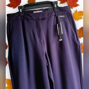 9/M💜Bussines Casual Office Slim Fit Purple Trousers Pants